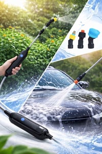 مسدس رش لاسلكي • شحن USB ٥ف • خرطوم سحب ٥م