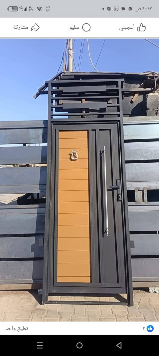 معمل حداد الماس 💎 لعمل كافه انواع الحديد #ابواب #شبابيك #محجرات #سقايف بأسعار مناسبه المراسله  وتساب او الاتصال ع الرقم ***********
