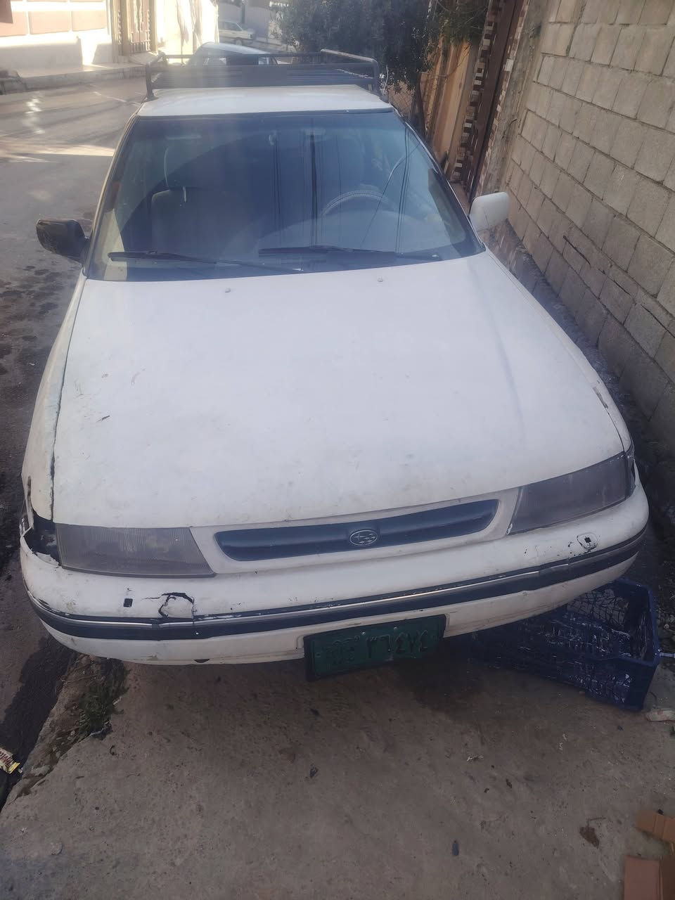 سلام عليكم  سوبارو ياباني موديل  1992 سنوية خضرا شرط التحويل  شرعي يحول..  مايسوي وكالة  محرك مال كصة كير  عادي  طخم نضيف   تدفئة  كهربائيّات  شغاله   سعر. 18  وبيها مجال  اتصل رقم موبايل  ***********7
او علخاص وتدلل.
