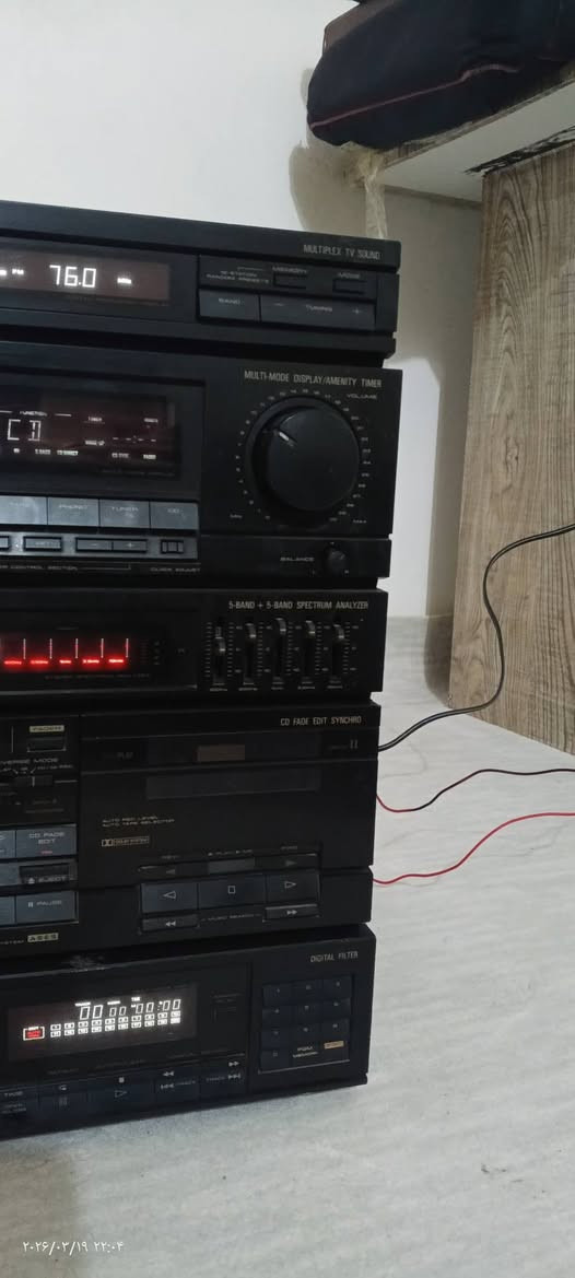 هذا النظام معروض للبيع. وهو في حالة ممتازة. جميع مكونات النظام تعمل.
كل ما عليك فعله هو استبدال مطاط الكاسيت التالف وسيكون كل شيء على ما يرام.  

هذا النظام بدون مكبرات صوت. بدون محول كهربائي

السعر 135 ألف دينار. 

كما أنني أقوم بالشحن إلى جميع أنحاء العراق.


**إذا كنت صاحب هذا الإعلان وتريد حذفه لأي سبب، رجاءا أرسل رسالة إلى الدعم الفني**