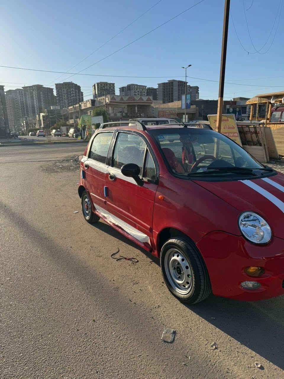 سلام عليكم سياره كيو كيو موديل 12جاهزه
تبريد ثلج 🥶 تخم تأير جديد 28السعر مكاني بغداد حي الجهاد ***********
