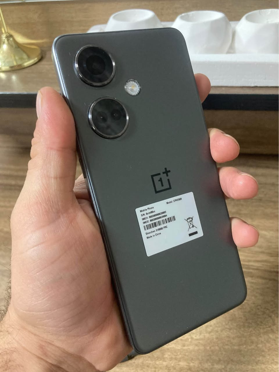 Oneplus nord ce3 5G 
Ram 12+12 
Zakira 256gb 
2sim 
Battry 5000
Snapdragon 782
Kapat muasafat full fulla 
100% xawen bashart zaman 
Hawler 5 hasarok 
Nrxi 200$ kamek maqamala 
*********** أربيل, العراق
