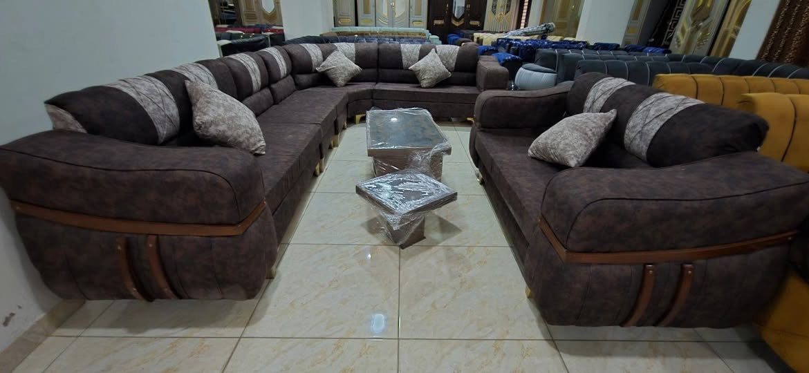 رمضان بجمعنا تخفيضات هل اسبوع
للتواصل واتس #اتصال0956496987
😍😍😍#طقم #كنبايات 
 😍😍😍

🔴#المواصفات:     🌙🌙🌙🌙🌙
✅#خشب شوح  2  سنت🌙🌙🌙🌙🌙🌙🌙🌙
✅#سفنج ع 12سم. وسط اول  🌙🌙🌙🌙🌙🌙🌙🌙🌙🌙🌙
✅#قماش مرمره تقيل 🌙🌙🌙🌙🌙🌙🌙🌙🌙🌙🌙
✅#صندوق 9 أشخاص🌙🌙🌙🌙🌙🌙
✅#الطراحة متحركة مذودة بسحابات لسهولة الغسيل🌙
# قواعد لوكنز  مطلي بل لون الدهبي والفضي

بالمختصر طقم روعة  مضمونة🥰🥰🥰🥰🥰🥰


**إذا كنت صاحب هذا الإعلان وتريد حذفه لأي سبب، رجاءا أرسل رسالة إلى الدعم الفني**