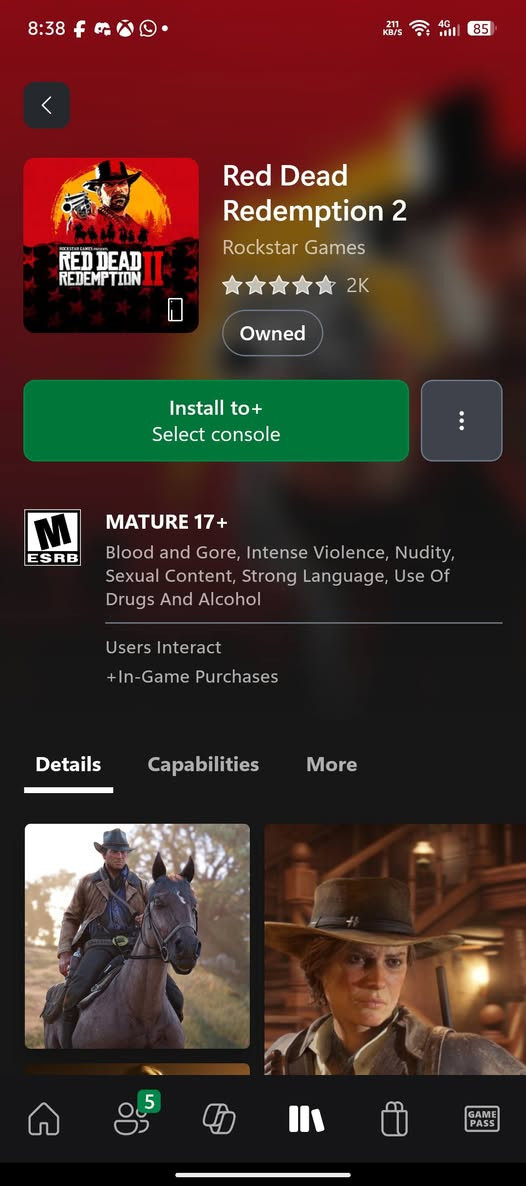 السلام عليكم
حساب كراك يحتوي على
اشتراك بريميوم
GTA5 
BLACK OPS 2
BLACK OPS 4 
PES 17
MORTAL KOMBAT X
RED DEAD 2
Gta5
والعاب موضحة بالصور
السعر 15 اسيا


**إذا كنت صاحب هذا الإعلان وتريد حذفه لأي سبب، رجاءا أرسل رسالة إلى الدعم الفني**