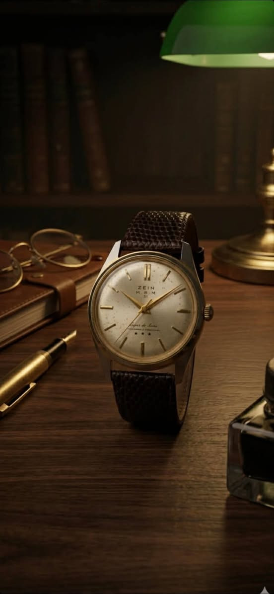 تحية طيبة
#ZEIH_MAM_Vintage .
إنتاج سويسري قديم وهي قطعة كلاسيكية فنتج تحمل طابع الخمسينات والستينيات وهي من القطع النادرة .
ماكنة ميكانيك تعبئة يدوي نصب تكويك 17 حجر وتأتي بأطار ذهبي (GOLD Plated) ومينا يظهر عليها تقادم زمني وتغيير لو طبيعي بفعل الزمن . ساعة رسمية بقطر 34ملم (Dress Watch) تليق جدا مع الملابس الرسمية والجلد الطبيعي .
خدمة توصيل متوفرة لكل مكان .
المهتم التواصل خاص لطفآ .
ملاحظ الوقت مضبوط جدا .


**إذا كنت صاحب هذا الإعلان وتريد حذفه لأي سبب، رجاءا أرسل رسالة إلى الدعم الفني**