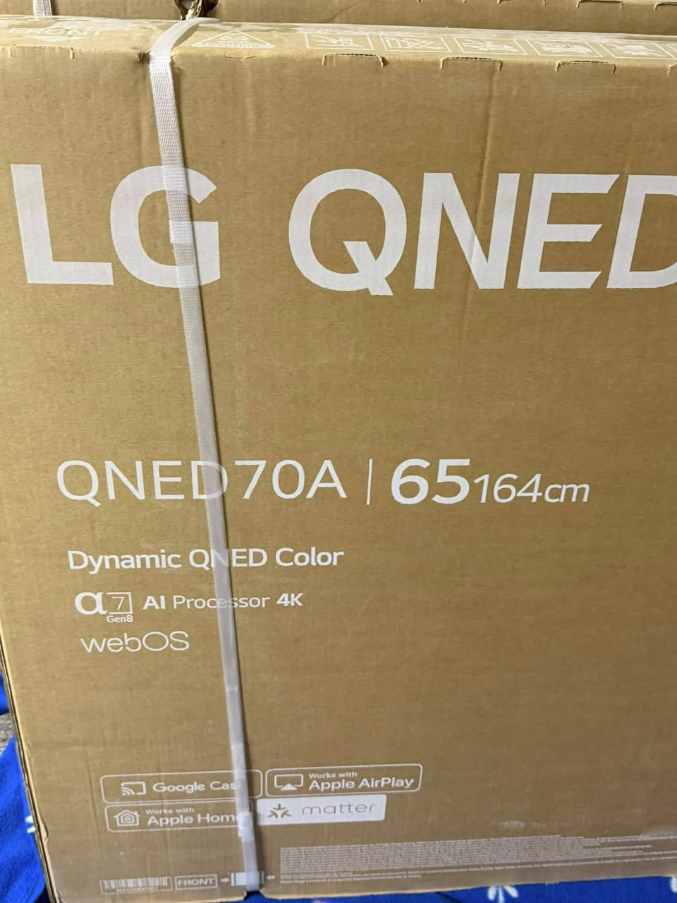 65QNED70A6Aشاشه للبيع. حجم 65.           0


**إذا كنت صاحب هذا الإعلان وتريد حذفه لأي سبب، رجاءا أرسل رسالة إلى الدعم الفني**