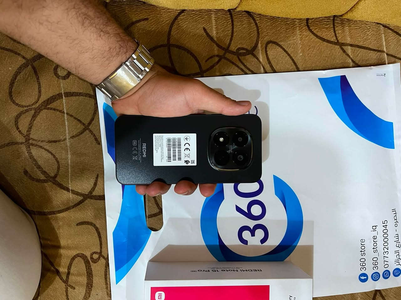 للبيع ريدمي نوت 15 برو 5G التلفون توا نازل اخر اصدار ليوم اخذته واحتاجيت فلوس وعرضته للبيع لجهاز خير من الله فول مواصفات ذاكرة 256 الداخلية 12 كامرة 200MB 6580MAH جهاز مامستخدم ابد فقط نفتح كارتونه شاحنة 45واط اعيذ واكرر الجهاز غير مستخدم فقط مفتوح كارتون السعر 475قفل تواصل ***********
