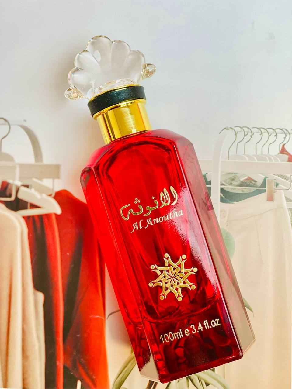 عطر الأنوثة – Al Anoutha
عطر أنثوي فاخر يخطف القلب من أول رشة ✨
ثبات عالي وفوحان ناعم 

❤️ اللون الأحمر – Al Anoutha Red.
المكونات العطرية:
• الافتتاحية: زعفران – فواكه حمراء
• قلب العطر: ورد تركي – ياسمين
• القاعدة: عنبر – مسك – أخشاب 
✨ الحجم: 100 مل
✨ ثبات وفوحان ممتاز ديوانية, القادسية


**إذا كنت صاحب هذا الإعلان وتريد حذفه لأي سبب، رجاءا أرسل رسالة إلى الدعم الفني**