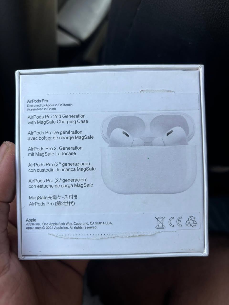 سماعة Air Pods Pro 
اصلية امريكية 
جديدة غير مستعملة 
السعر ٢٠٠ وبيها مجال


**إذا كنت صاحب هذا الإعلان وتريد حذفه لأي سبب، رجاءا أرسل رسالة إلى الدعم الفني**