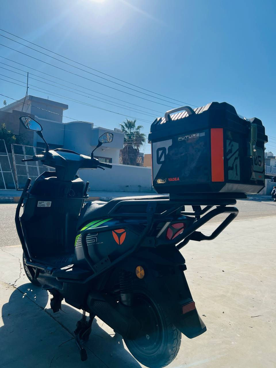 دراجه شحن T25
دراجه زيرو مامشيه 
دسك خلفي /دسك امامي 
ملف 2400
مسافه بل شحنه لوحده 65كم
ديالى شهربان لمقداديه 
لاستفسار ***********
السعر 950 وبي مجال حك جيتك
