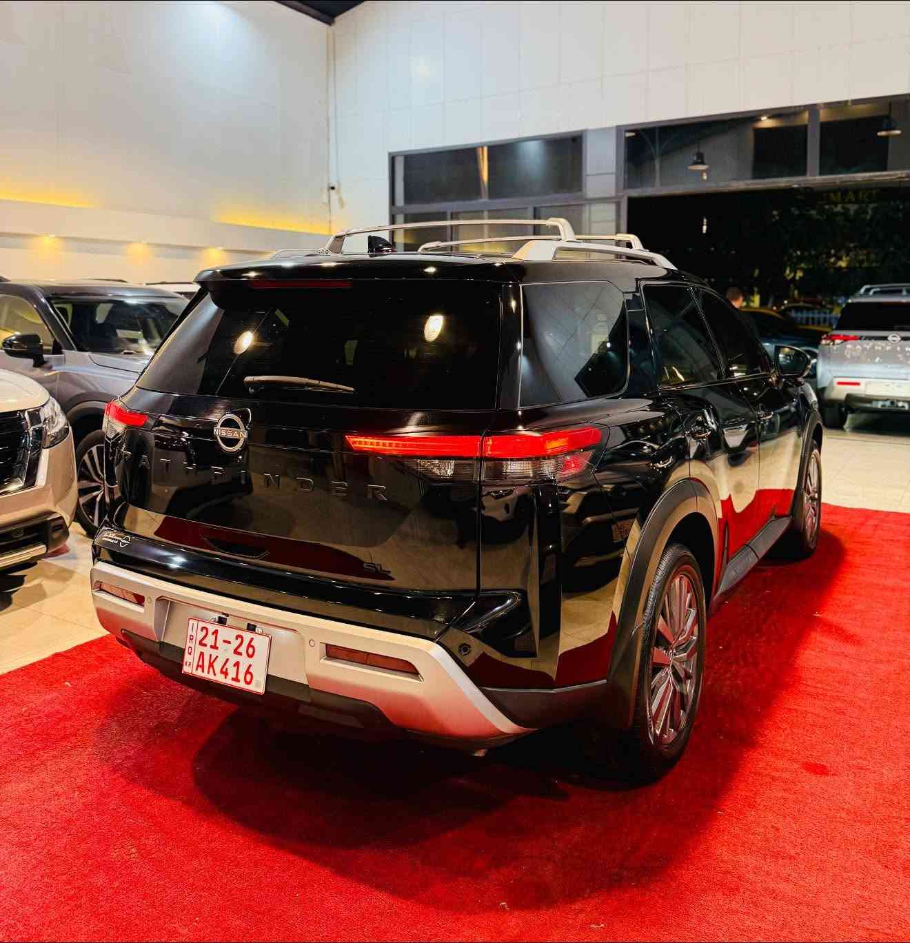 كاتي تترقم شمال فقط 

NISSAN PATHFINDER  2024 SL PLUS 

السعر اكتب كلمة (السعر) 🔰 💵💲
اللون:  اسود

الموديل : 2024

نوع المحرك : 6 سلندر (3.5L) 

عداد المسافه:16 الف مايل 

الضرر: كما موضح بالصورة.  
صور الحادث السياره بدون تبديل بدون دواخل شرط+ رقم الشاصي مرفقه في المنشور

بدون رقم وبشرط الترقيم ( اربيل - دهوك - سليمانية )

المواصفات: 

سقف بانوراما 
ستيرن تدفئه
خمس كاميرات (360)
بصمه تشغيل
بصمة اربع ابواب
تشغيل عن بعد 
كشنات VIP 
كشنات تدفئة 
ستيرن تدفئة 
كشنات كهرباء
رادار امامي
رادارات جانبيه
رادار خلفي
حساس خلفي
شاشه كبيرة
مانع انزلاق
كروز سرعه
هاند بريك بصمه
اوتو هولد
نظام ايكو نورمال سبورت
صندوق كهرباء
7 راكب

العنوان : كركوك حي الخضراء شارع المعارض 

معرض هشام الحمداني لتجارة السيارات 

للأتصال والأستفسار☎️☎️

***********
***********
***********
