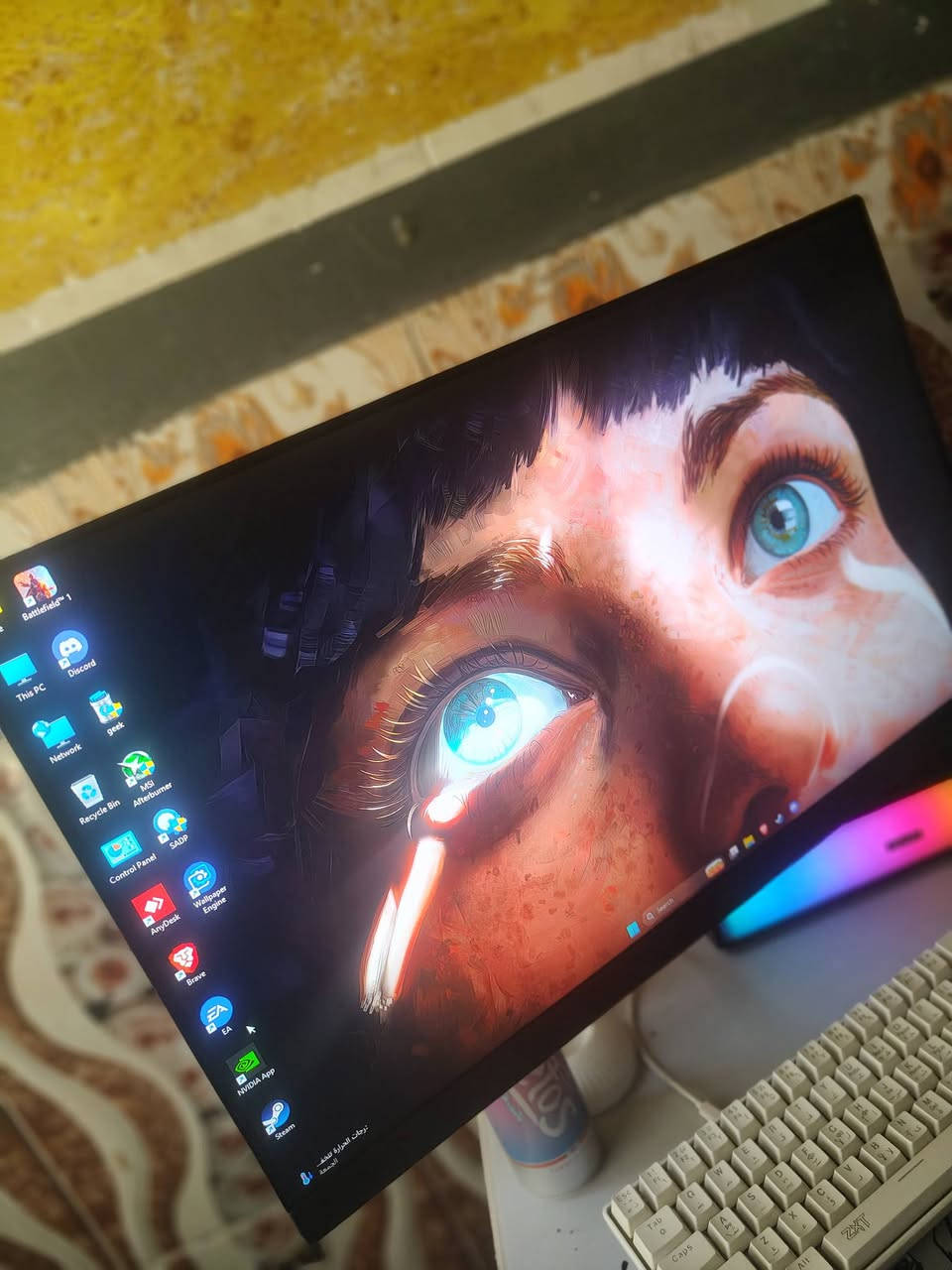 تجميعة وياها شاشة وملحقات للبيع
شاشة من AOC 
حجم24
1920 X 1080 FHD
البنل ips
 ms 0.5
تدعم G-SYNC
نظيفة استعمالها ٣ اشهر ورقة الضمان والكارتونة موجودة وكافة ملحقاتها
السعر 170 الف
متوفر الها توصيل داخل بغداد او تجيني للبيت 

التجميعة
CPU: CORE I5-12400F
MB: MSI PRO H610-G DDR4
GPU: NVIDIA GEFORCE RTX 3060 12GB OC GALAX
MEMORY: 2×8 16GB 3200 T-FORCE DDR4
STORAGE: 1TB M.2 NVME SSD LEXAR 620
PSU: DEEPCOOL 650 WATT
الآرجيبيات مال الفانات والكيس بيهن خلل من الهاب ماعرف اسوي+ الكيس ناقصة جامة
السعر 800 الف
متوفر الها توصيل داخل بغداد أو تجيني للبيت

ماوس اتاك شارك x11
كامل ملحقاته ٢٥ الف

كيبورد من zxt نضيف
كامل ملحقاته ٣٥ الف

سبيكر kisonli
استعمال شهر ١٥ الف
الملحقات متوفر الهن توصيل لكافة المحافظات
 متواجد فقط واتساب
***********
