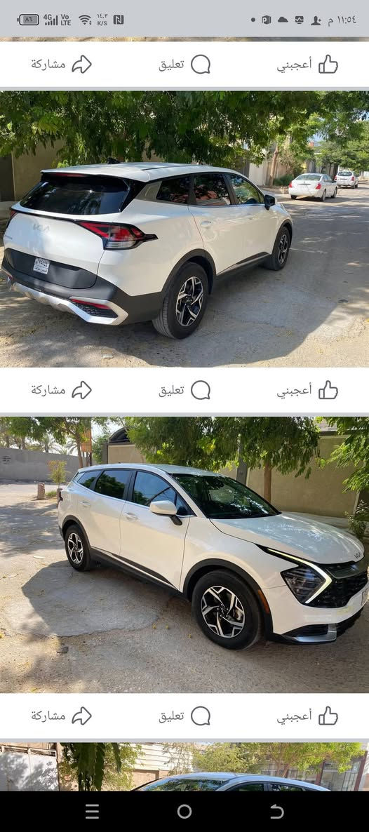 السلام عليكم كيا سبورتج موديل 2024 باسمي  ماشية 31 حادث كما موضح بالصورة ربع البنيد بارد بدون دواخل أرباك استيرن فقط داخل بيجي جلد مواصفاتها رادارات امامي وجانبي وخلفي وإيقاف ذاتي تحديد مسار قيادة ذاتية كامرة دوارة سايد بريك دكمه لايتات لد امامي خلفي حساس خلفي مكاني بغداد  
رقم الهاتف *********** غير متواجد على فيس بوك
