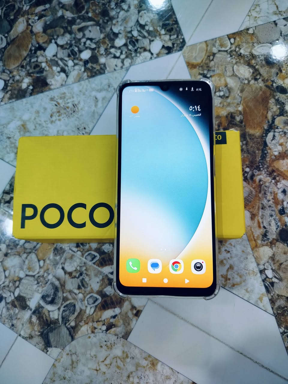 POCO    C71 جهاز جديد شرط جلخ مابي غراضو كامله السعر 175 /***********
