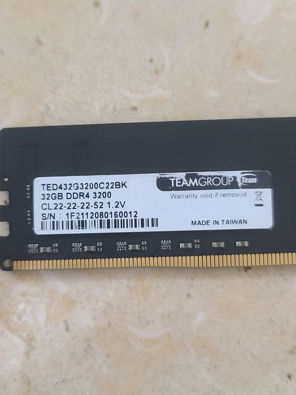 رام 32GB DDR4 3200MHz قطعةوحدة نظيف
135 الف


**إذا كنت صاحب هذا الإعلان وتريد حذفه لأي سبب، رجاءا أرسل رسالة إلى الدعم الفني**