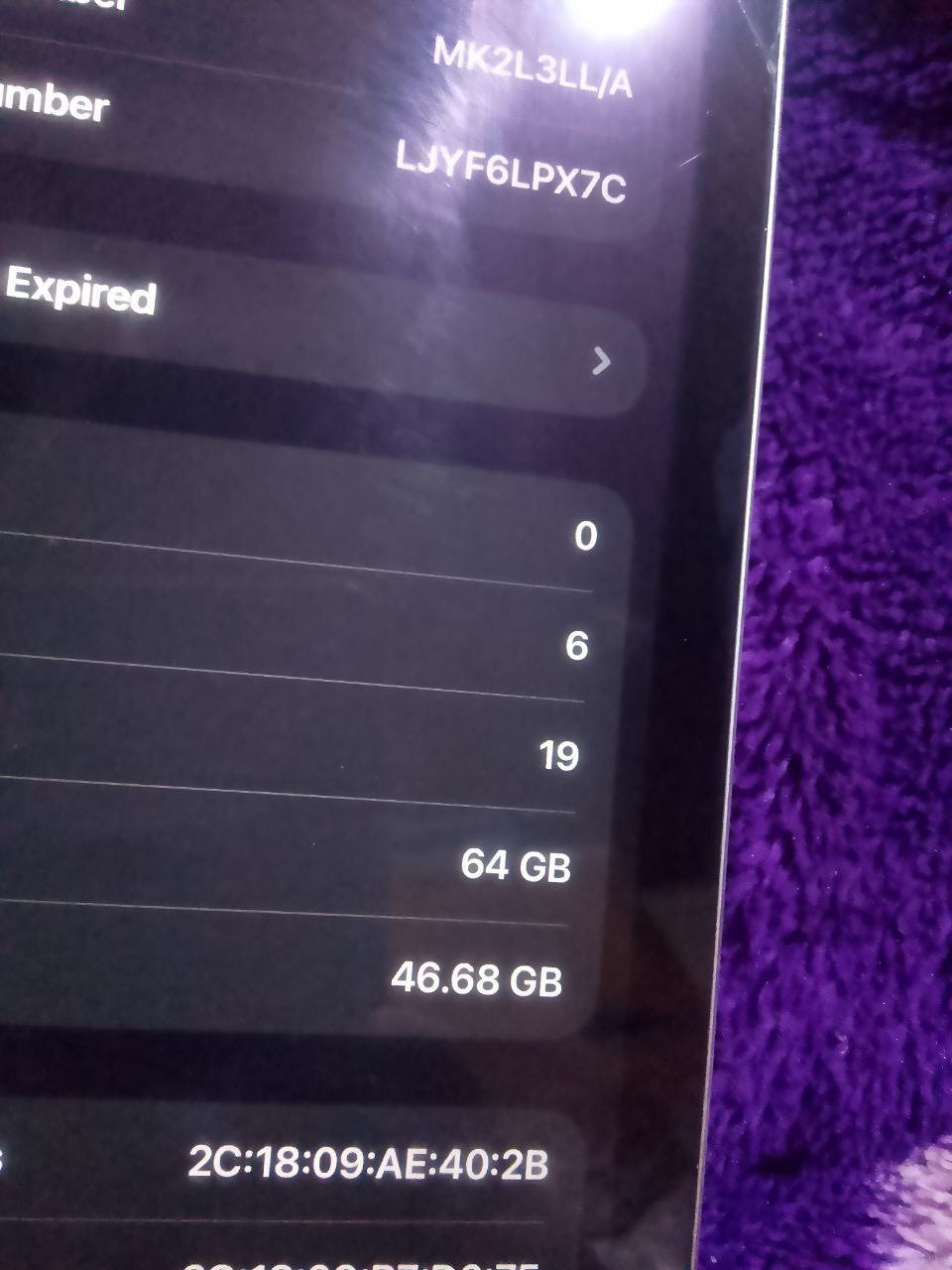 السلام عليكم 
يباد 9
ذاكره64مامفتوح+بطاريه 85
معه الحساب ببجي+سعر450بيهم مجال +او يرهم مراوس تنطيني جهاز. ونطيك يباد و حساب ببجي +تاخذهآ من لباب حساب ببجي لفل 86+145مثك نوادر متروس +قبطان كامل مفور ماكس اوزي كل مسج يومبي كل مسج يومبي الثاني لفل2سكار كل مسج كلشي موضح لفل سكنات الحساب69+مكاني بصره ابو الخصيب بهادريه خلف صالح***********موجود فقط وتساب
