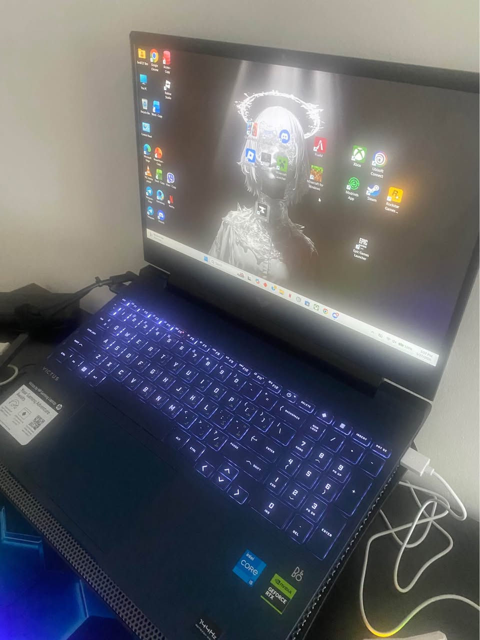 * Laptop: HP Victus 15-fa0033dx
* CPU: Intel Core i5-12450H
* GPU: NVIDIA GeForce RTX 3050 4GB
* RAM: 16GB DDR4
* Storage: SSD
* Display: 15.6” FHD 144Hz
* OS: Windows 11

زۆر جوانە وەک تازە وایە کارتۆنو هەمو شتێکی ماوە نامە بۆ نرخ بنێرە السليمانية, العراق


**إذا كنت صاحب هذا الإعلان وتريد حذفه لأي سبب، رجاءا أرسل رسالة إلى الدعم الفني**