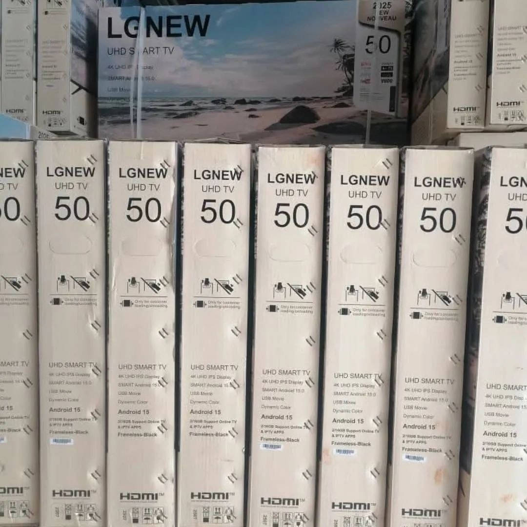 شاشات LG فول انترنيت ناطق ماوس
تخفيضات .. تخفيضات . فقط بسعر 119 الف
شاشة سمارت انترنيت حجم 32 بدون اطار 4k حقيقي
توفرت لدينا فقط شاشة حجم 100 العملاقة جدا
احجز الان شاشتك المفضلة والتوصيل 🚛 🏠
للمنزل والدفع بعد الفحص والاستلام 
***********
مع ضمان حقيقي يصل الى ثلاث سنوات وخدمات هندسية مابعد البيع مجانية
متوفر جميع الشاشات شركات معتمدة وشرط استلام وصل الضمان من المندوب مع المنتج
حجم 32 دقة 4k سمارت فول نت اندرويد 119 الف 
حجم 43 دقة 4k سمارت فول نت اندرويد 190 الف
حجم 50 دقة 4k سمارت فول نت اندرويد 270 الف
حجم 55 دقة 4k سمارت فول نت اندرويد 310 الف
حجم 65 دقة 4k سمارت فول نت اندرويد 445 الف
حجم 70 دقة 4k سمارت فول نت اندرويد 520 الف
حجم 75 دقة 4k سمارت فول نت اندرويد 610 الف
حجم 85 دقة 4k سمارت فول نت اندرويد 840 الف
حجم 100 دقة 4k سمارت فول نت بمليون و550 الف
مواصفات الشاشات 
سمارت فول انترنيت نظام اندرويد آخر اصدار 
نظام واي فاي , تكنيك مباشرة على شبكة الانترنيت , 
تحميل كافة التطبيقات الذكية ( الفيس بوك , يوتيوب , انستعرام , تيك توك... الخ ) 
فتح كافة تطبيقات القنوات المشفرة (سينمانا , شاهد نت , نتفلكس .... وجميع التطبيقات الاخرى )
العنوان بغداد الكرادة تقاطع المسبح شارع المسرح الوطني
للحجز والاستفسار مراسلة الصفحة او الاتصال
***********
