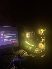 كيس فقط للبيع   Rtx 4060   R5 5500  B550   Ram 16  كيس 7 فان rgb  psu ...