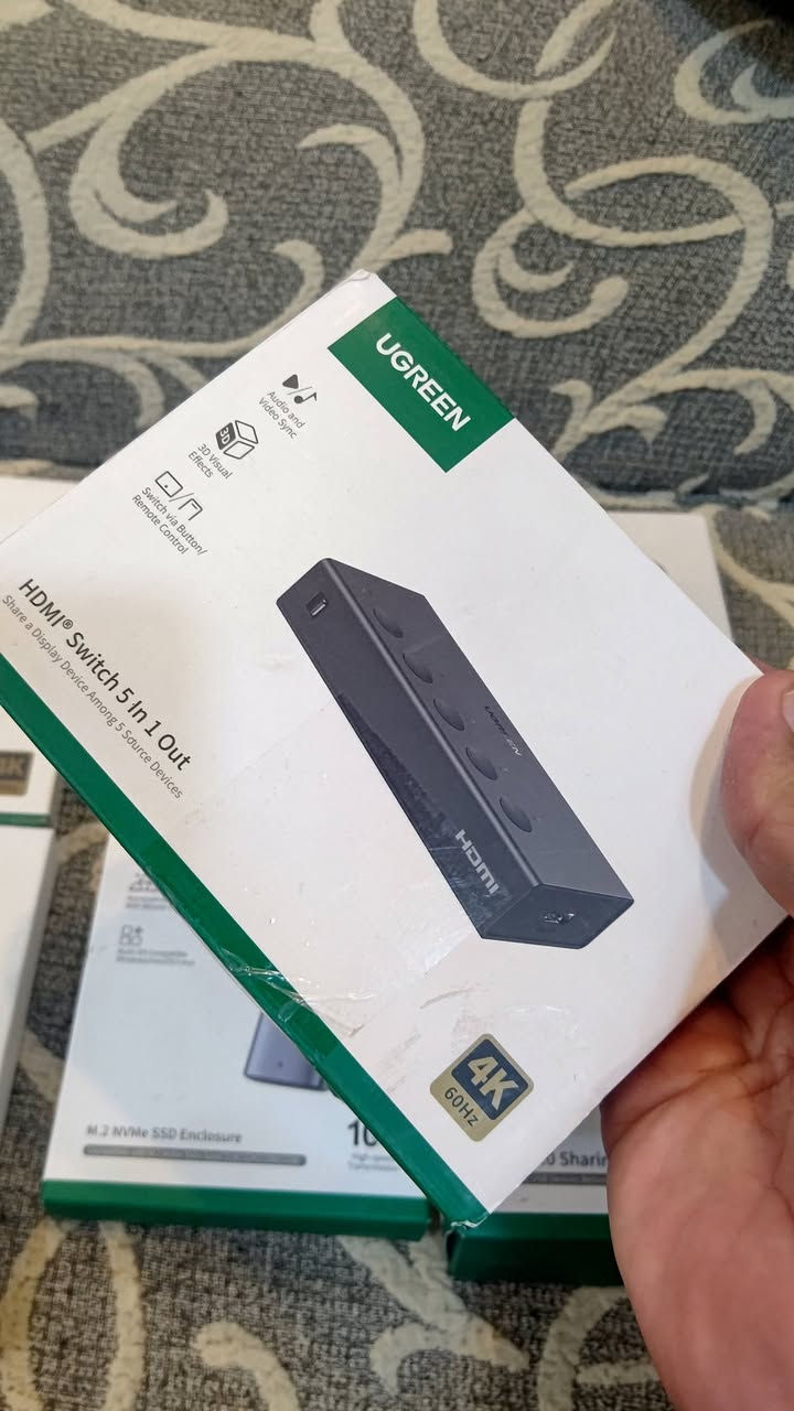 منتجات UGREEN  سبع قطع شلع 70 الف


**إذا كنت صاحب هذا الإعلان وتريد حذفه لأي سبب، رجاءا أرسل رسالة إلى الدعم الفني**