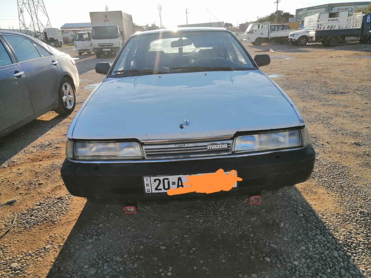 سلام عليكم ورحمة الله سيارة للبيع مازدة موديل( 90) مكان كلار (***********)
