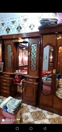 غرفة نوم • خشب عراقي ثقيل • الرمادي الأنبار