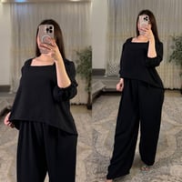 سوت لنن • اسود فاحم • فري سايز