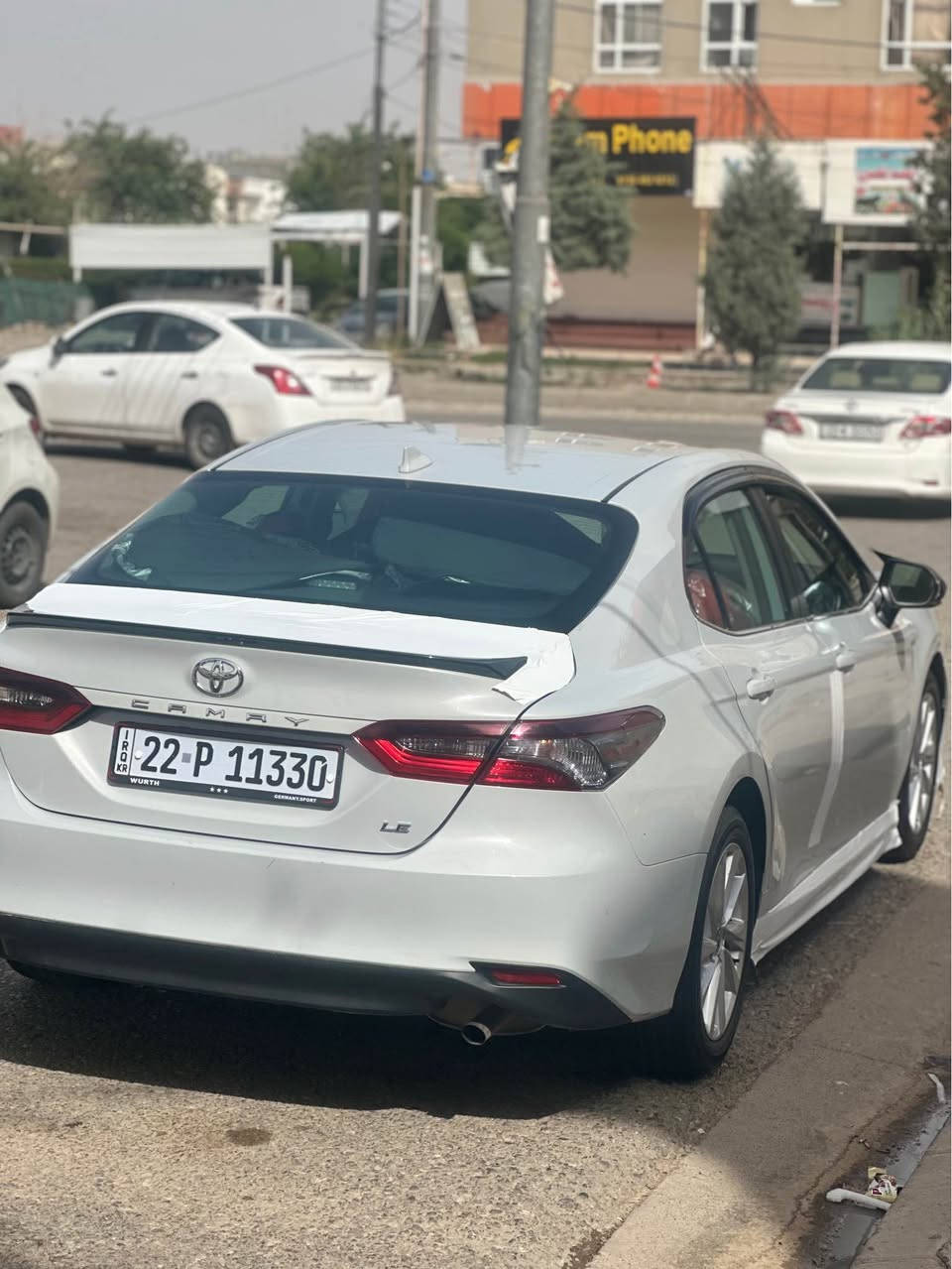 كامري مؤديل ٢٠٢٣ مواسفات امريكي

پيشو پشت كةپس يةك دركاي سايةقي سبوغ ارباك بةس شاني  
ناو سؤر  ٣٢ هةزار روشتوة

شوين هةولير  ژمارة موبايل 
*********** أربيل, العراق
