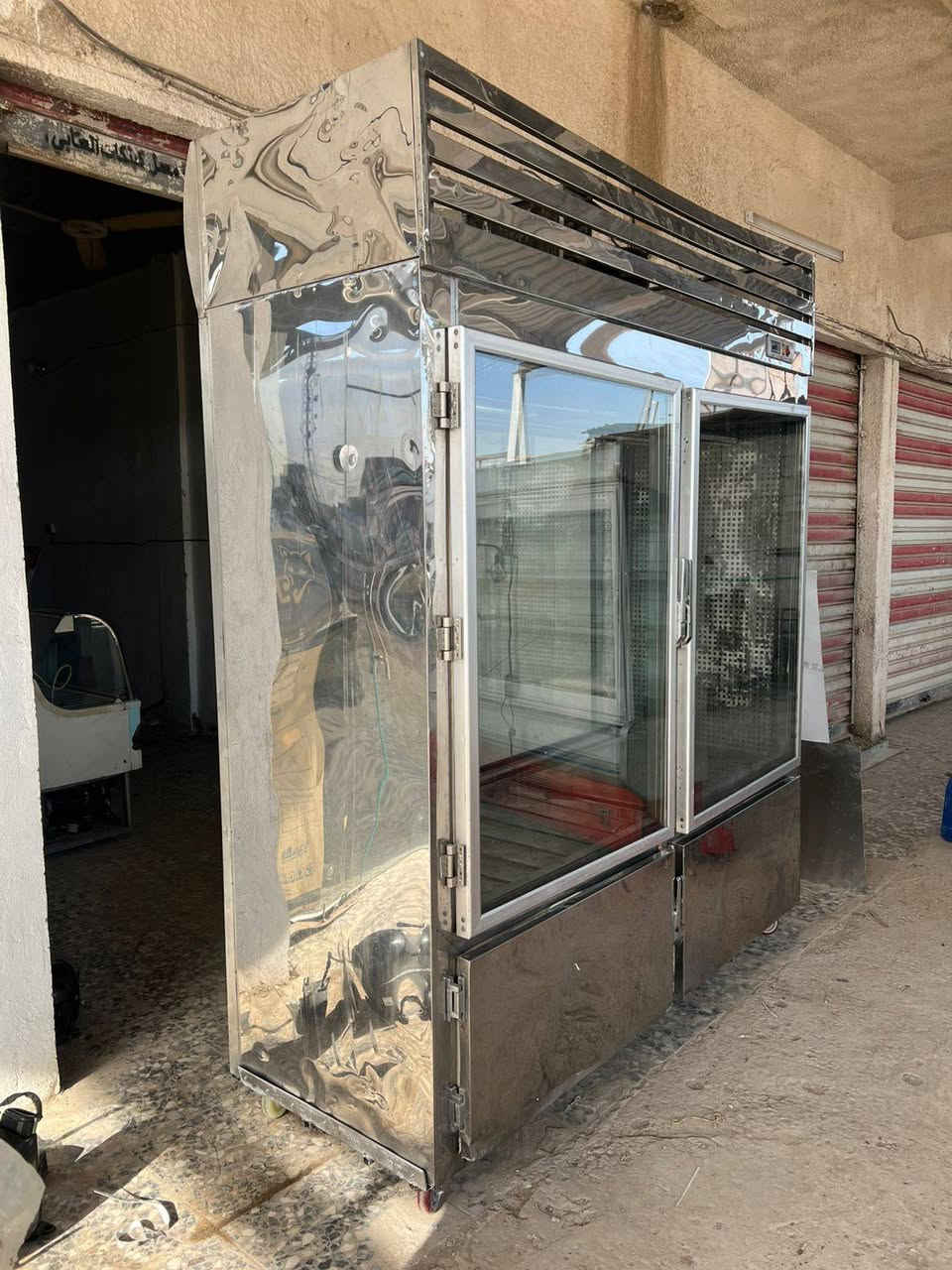 براد الحوم تركي وجه مرمر قياس ارتفاع مترين ونص وعرض مترين
السلام عليكم من رخصة الادمن عارضه الحوم تركي وجه مرمر داخل وخارج سل ستيل كناره
العنوان بغداد جسر ديالى الكرغوليه خلف محطة الوقود شارع
الاستفسار الاتصال *********** علمنا بيه وتساب
