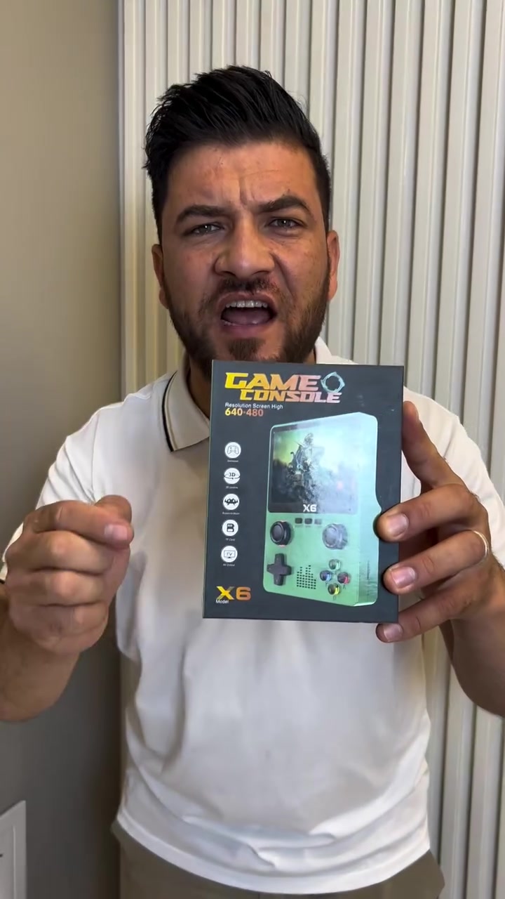 🎮🔥 رجع أجمل ذكريات الطفولة مع جهاز الألعاب المحمول X6!

استمتع بآلاف الألعاب الكلاسيكية التي تعيد لك متعة الزمن الجميل 👾
شاشة 3.5 إنش واضحة ومريحة مع أزرار تحكم سلسة تمنحك تجربة لعب ممتعة 🎯
بطارية قوية تدوم لساعات حتى تستمتع باللعب دون انقطاع 🔋
يدعم اللعب الجماعي والتوصيل على التلفزيون لتشارك الحماس مع العائلة والأصدقاء 📺

خفيف وصغير وسهل الحمل... خذه معك أينما تذهب واستمتع باللعب في أي وقت! 😍

للطلب والاستفسار راسل الصفحة الآن 📩

#X6 #جهاز_العاب #العاب_كلاسيكية #ريترو #العاب_الكترونية #Gaming #العاب_اطفال #هدايا #تسوق #عروض #العراق #اطلب_الآن


**إذا كنت صاحب هذا الإعلان وتريد حذفه لأي سبب، رجاءا أرسل رسالة إلى الدعم الفني**