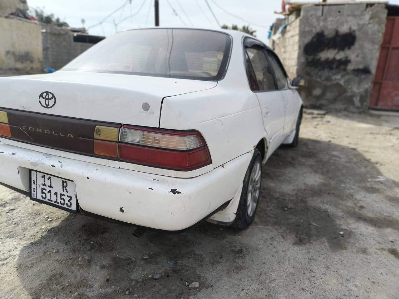 السلام عليكم اخوان : ⚜️⚜️
* تويوتا كورلا محور للبيع موديل  94 *

السياره  /  مشىروع وطني /

* السعر 45وبيها مجال 

*  

* كهربائيات كلها شغالة  سنتر لوك تفتيح تقفيل جنطة على الريمونت 

* بس صبغ عوزها  فقط  بيها جاملغ بدون دواخل 

* دواخل نضيفه ( السياره عوزها فقط صبغ خارج )

رقم الهاتف ( ***********)

غير متواجد على الفيس اتصال فقط)

العنوان/ واسط_ نعمانية
