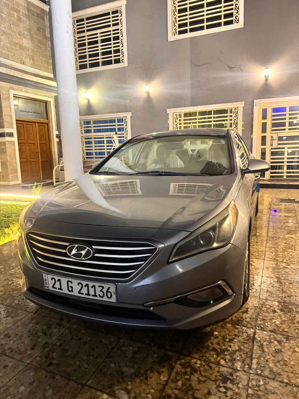 السلام عليكم 
للبيع سوناتا موديل 2016
رقم سليمانيه بأسمي تحويل ثاني يوم 
نص مواصفات 
حادثها موضح بالصور باب السايق مصلح ومصبوغ والي ورا مبدل ومصبوغ والجاملغ هم بي صبغ 
السيارة جاهزة تحتاج فقط ملاحظات بالصدر 
السيارة ماشيه 149 الف ميل 
السعر 120 وبي مجال 
للتواصل ***********
العنوان بغداد المنصور بغداد, العراق
