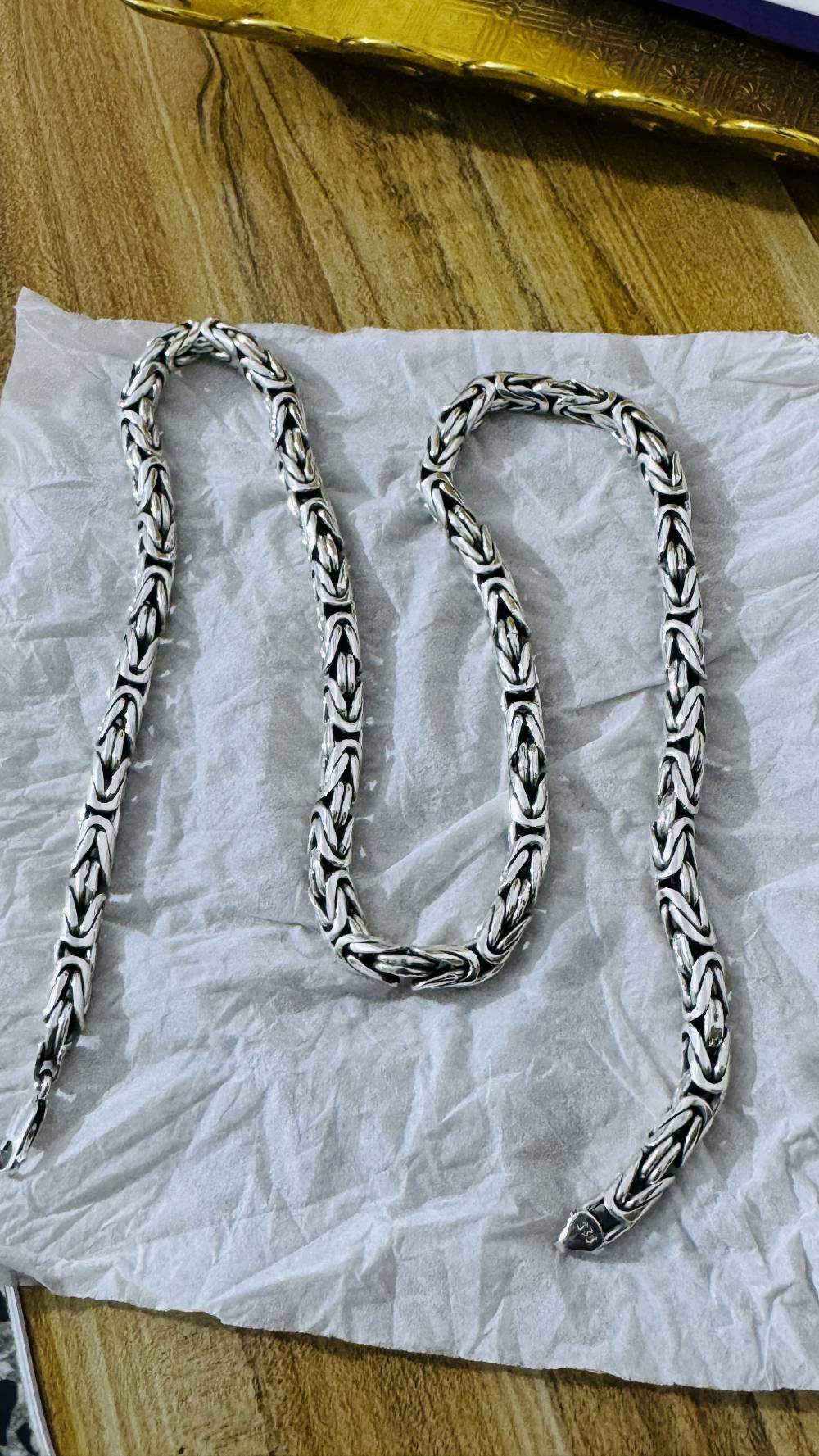 زنجيل فرعوني وزنه 161.400غ للبيع سعر الغرام ٤ ونص وبي مجال بسيط مكاني كربلا