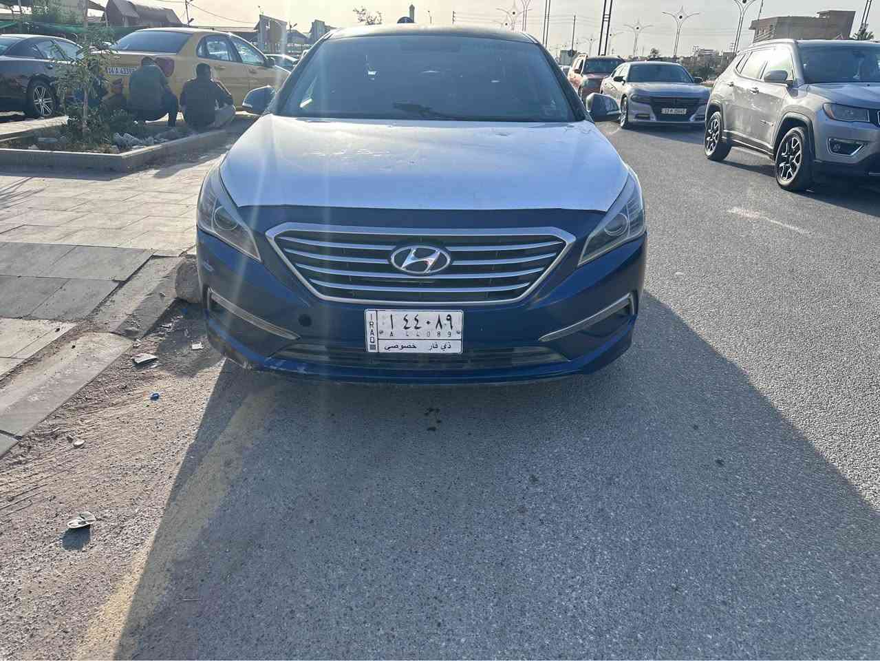 سوناتا 2015 لون ازرق مكينه الف وستميه تيربو مصبوغه حزام بدون ضربه سياره يرادله ترتيبات بسيطه الضرر مثل ماموضح بصور بنديه طار وبدلت بنيد اصلي بعده مامصبوغ 
مكينه تبخر ويرادله كهربائيات الكير السعر78وبيه مجال قليل مكان السياره ناصريه مركز السياره بسمنه سنويه لل2028
رقم تلفوني *********** المدينة, البصرة
