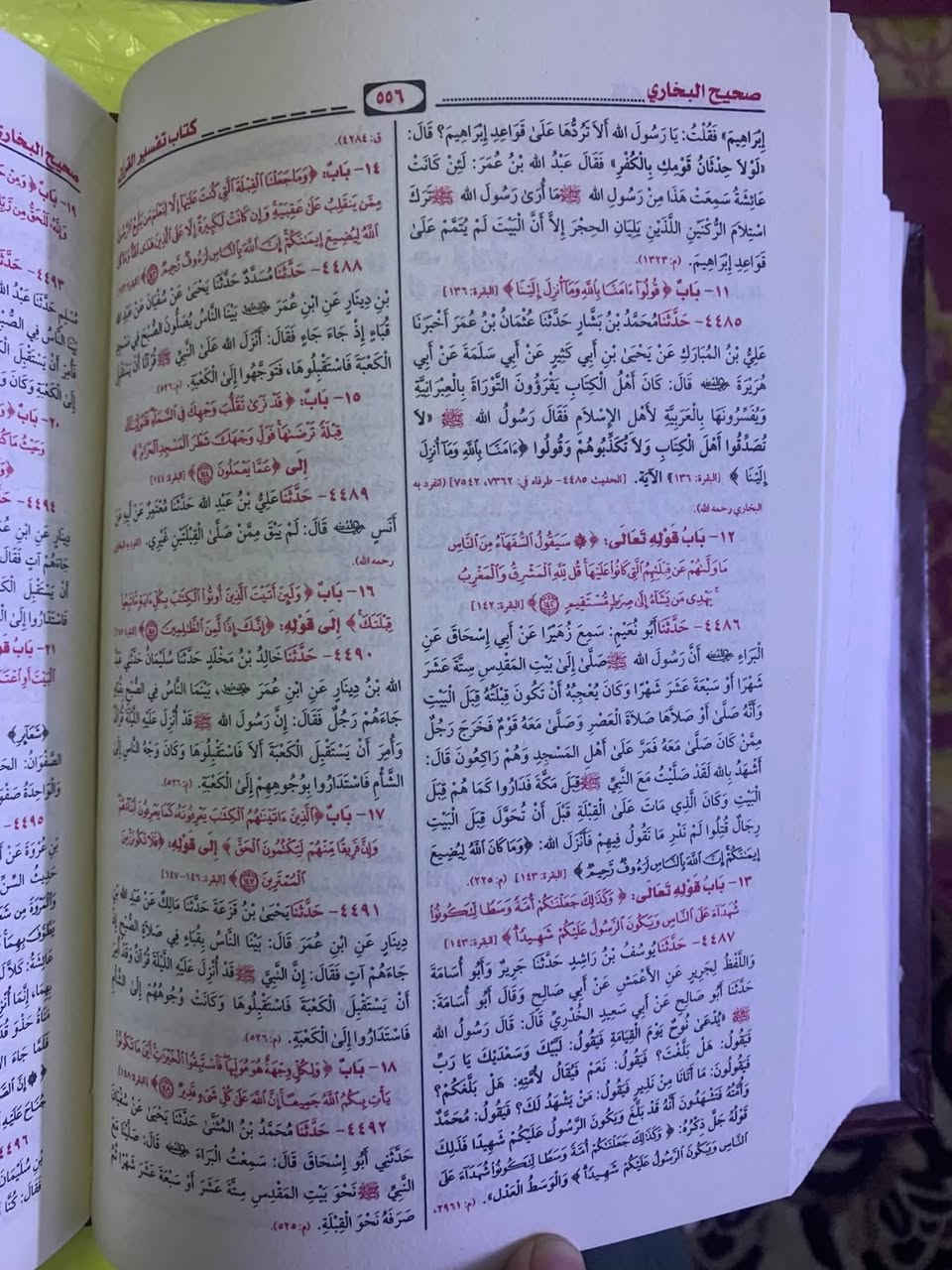 صحيح البخاري 
طبعة كاملة دار ابن خلدون مصر. 
ورق باركي طباعة لونين. مع تخريج الاحاديث مع باقي الصحاح والسنن. 
السعر ١٥ الف. التوصيل لكل المحافظات ٥ الاف. 
سارع بحجز نسخة فالكمية محدودة. 
للحجز ارسل: الاسم والعنوان التفصيلي ورقم النقال المعتمد  عبر الواتساب 
***********

