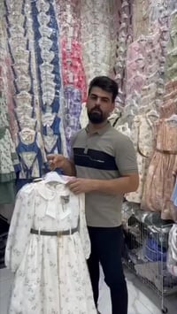 فستان بناتي • مقاس وسط • جملة مفرد