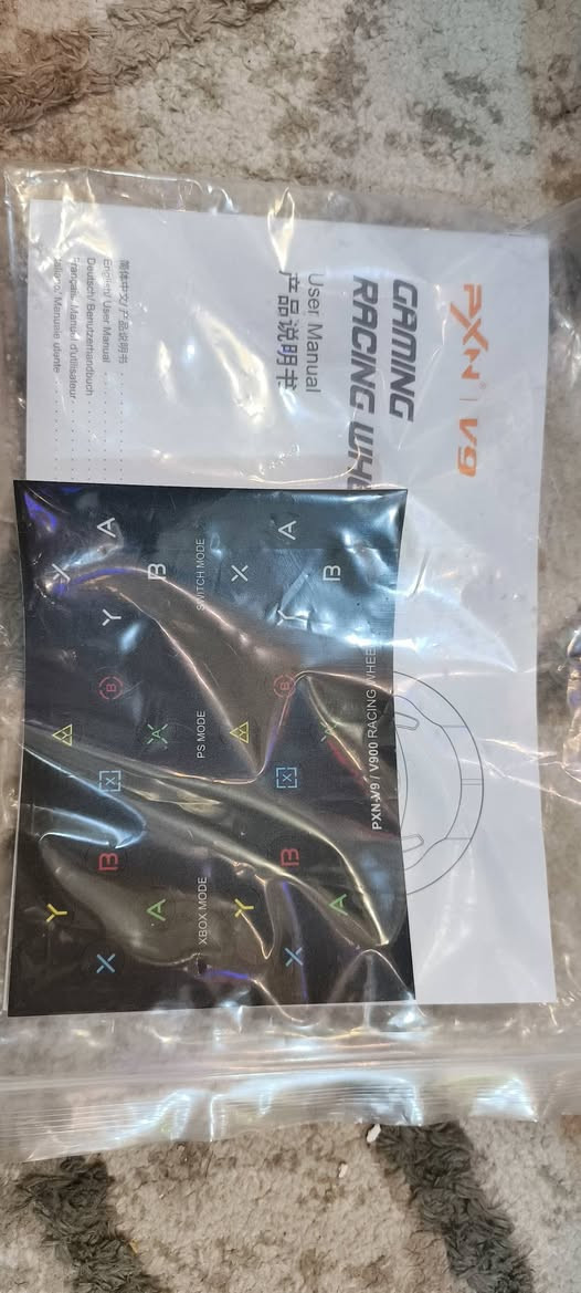 السلام عليكم ورحمة الله وبركاته                                                                                                  دركسونpxn v9 كامل للبيع                                                                                                      يشغل اكس بوكس سيريس Sوو PC.و بليستيشن 4/3.                                                 ستيرن                                                                                                                                        كير 6 نمر                                                                                                                                    دواسات                                                                                                                                   والكرتون ويا
يتحول من 900 درجه إلى 270 درجه.                                                                                  السعر125 ألف                                                                                                                                                                                               الرقم (***********
