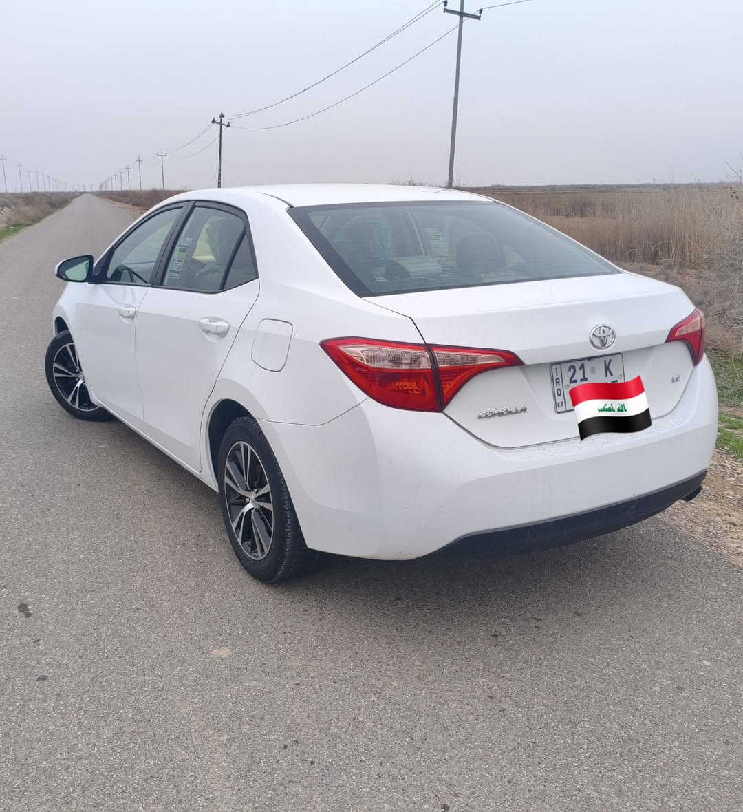 كورلا 2018 وارد امريكي
ضرر جاملغ فقط تبديل 
رقم سليمانية بأسمي سنوية مجددة لل2030
سيارة جديدة وعلى وضع الشركة امداريهة اكثر من جهالي 
السعر 155للأتصال على الرقم***********
ديالى الخالص منطقة الناي
