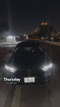 هوندا اكورد 2024 EXL ماشيه 28 KM صبغ بنيد وجاملغ وباقي السياره كفاله ع...