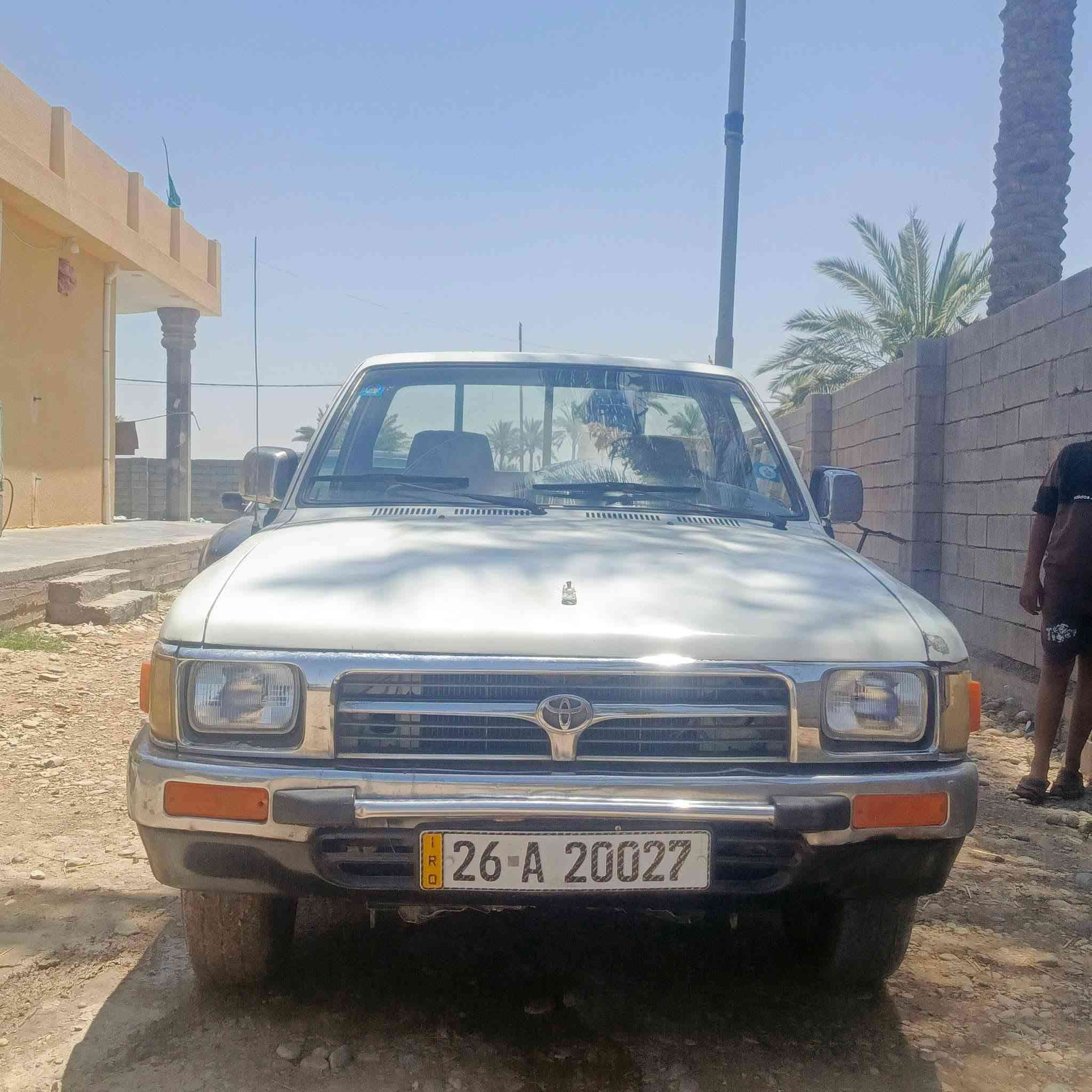 سلام عليكم بيكم تويوتا موديل 90 سياره جاهزه من كلشي حداديه جديدة صاصي مكفول وكير ومحرك  كروسيده 5نمر سياره بسمي مداور ثاني يوم رقم انكليزي مكان نجف 
***********
مصبوغه جماليه

