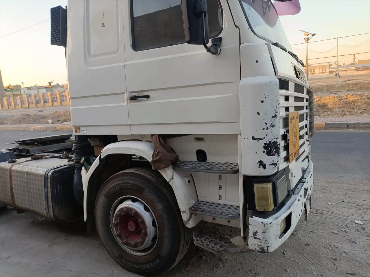 سلام عليكم سكانيه مشلح موديل 93 جديده بلاديه مكينه جديده نضيفه اي صبغ ب القماره ماكو مكينه 8 سلندر للبيع للاستفسار ***********
