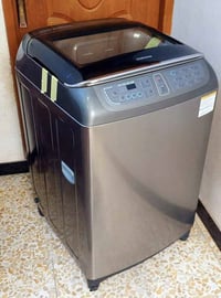 غساله فول اوتوماتيك سامسونك اصلي تايلندي وكاله مستخدم قليل جدا حجم كبي...