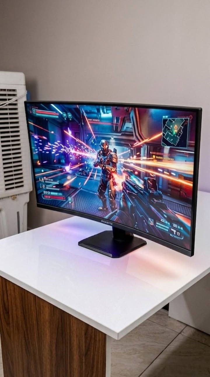 متوفرة شاشة للبيع كما موضح بل صورة وهاي موصافاتها
الشاشة  للبيع للبيع (Monitor):
 * النوع: Gigabyte (كيجابايت).
 * التردد: 165Hz (مثالية جداً لألعاب الشوتر مثل PUBG و Warzone لضمان أعلى سلاسة). منحنية سيلم بدون حواف  للبيع حجم 27 جديدة


**إذا كنت صاحب هذا الإعلان وتريد حذفه لأي سبب، رجاءا أرسل رسالة إلى الدعم الفني**