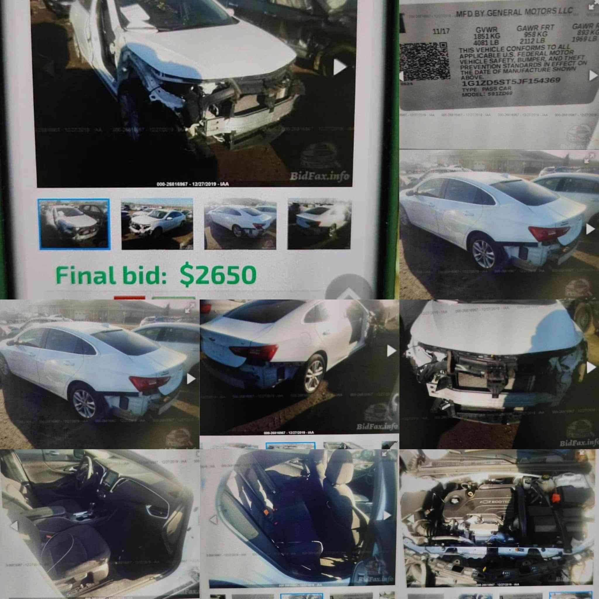 ماليبو  lt2018 بچم كبس خلف كبس
سيارة مال جناي سعر مناسب رقم بغداد بأسمي 

بدون نقص

كفالة من كلشي كير محرك تبريد كفالة

ماشية 110

بدون حادث سرقة  بابين وجاملغين تبديل نفس اللون

وطخة جاملغ خلفي صبغ

مكاني كربلاء

السعر 88 وبيه مجال بسيط

للتواصل خاص


**إذا كنت صاحب هذا الإعلان وتريد حذفه لأي سبب، رجاءا أرسل رسالة إلى الدعم الفني**