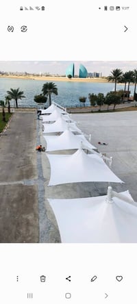 ✨ الماهر للمظلات  المظلات الهرميه  غطاء المظلة  كوري واسترالي مصمم للأ...