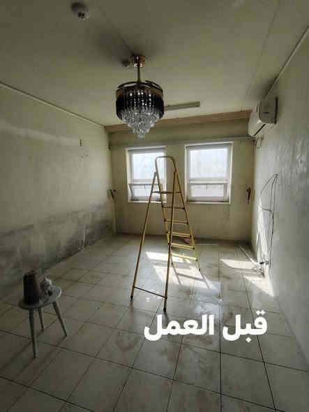 قبل/ وبعد 
عمل ديكور بلازمه مع عمل ورق جدران منشأ إيطالي♥️
عمل طلاء 
شقة الأخت هاله الجبوري 🙏
يوسف للأصباغ والديكورات الحديثه ***********🙏 واتساب خاص مفتوح يوجد نضام قسط شهري @الجميع
