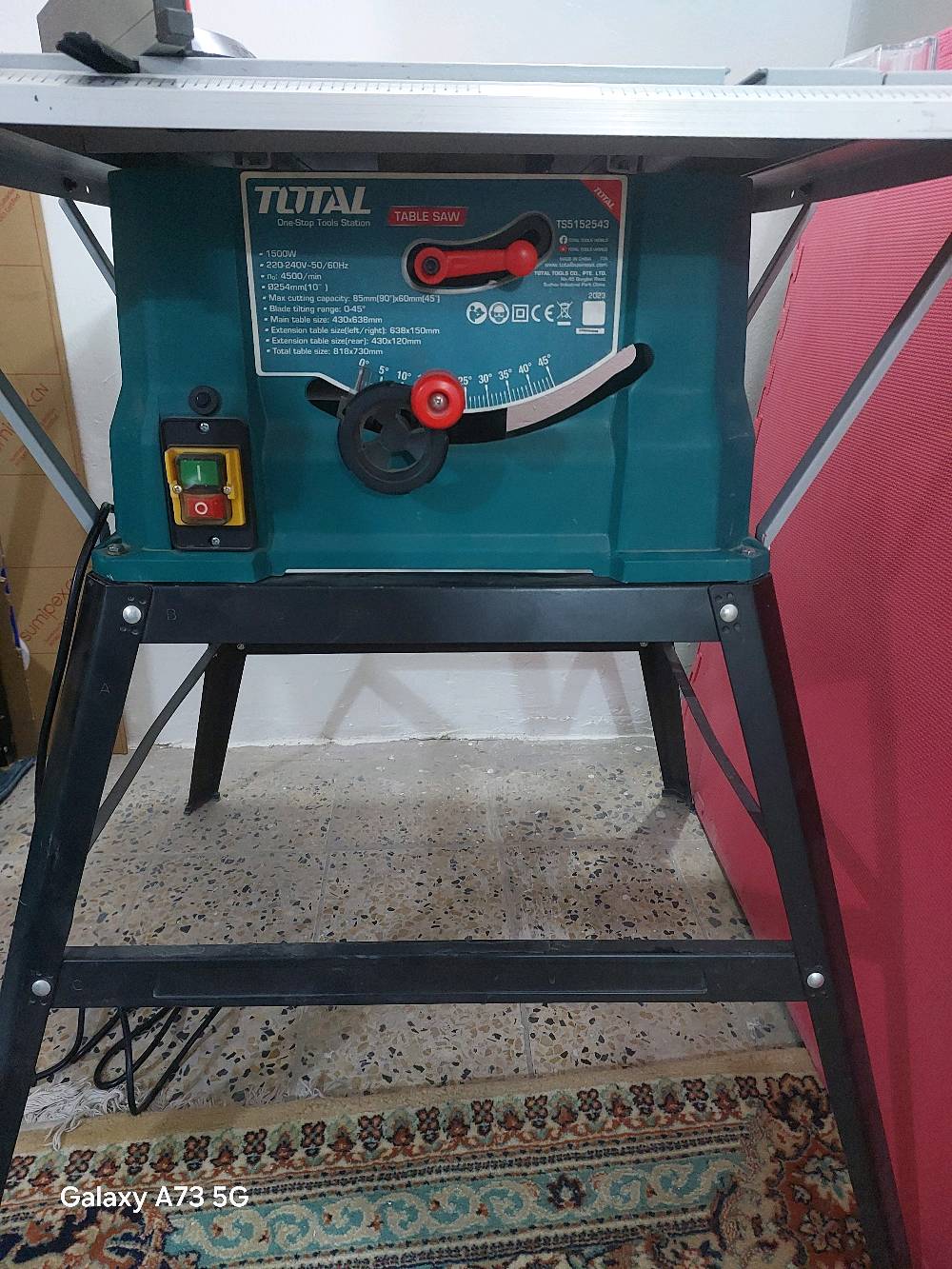 منشار طاولة توتال 1500 واط  TS5152543

جديد

230000