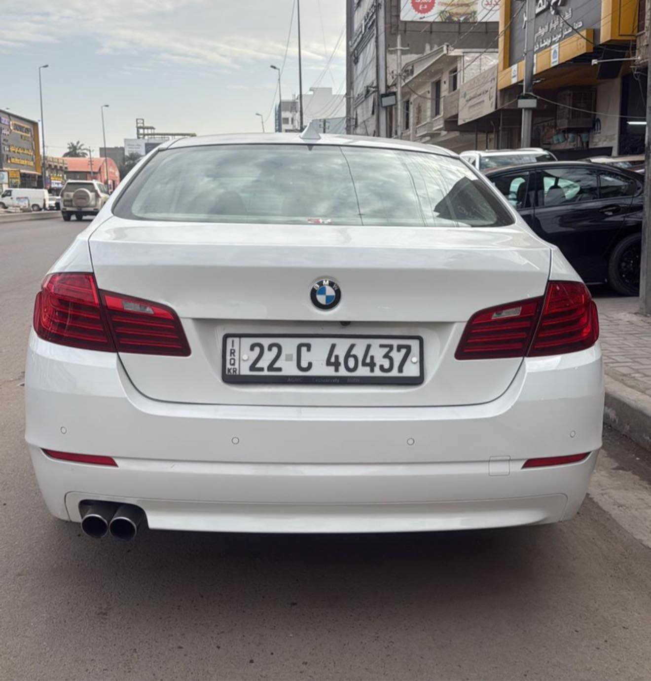 Bmw F10. 2015. 528 .
ماشيه. 100 الف 
فول. السياره. عدا البوب. شفط. 
خليجي. وكاله. عروش. 
صبغ.  بنيد جاملغ. بدون دوخل بدون ايرباك 
رقم. اربيل. سنويه. تضليل. بلادي. 
تحويل. ثاني يوم. 
بغداد  اليرموك. 
***********
