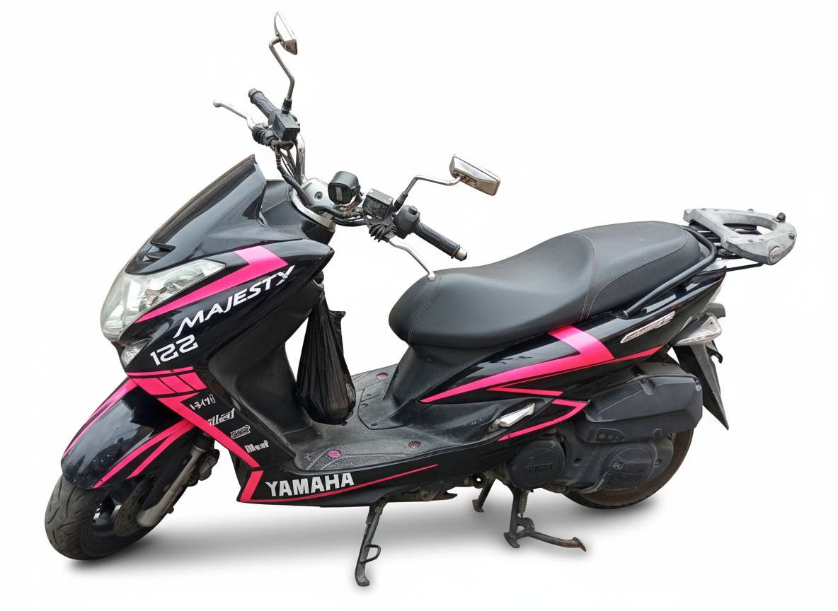 السعر 13$
كفاله عامه
YAMAHA Majesty S
سرعة 160
محرك 155cc
موديل 2017
مكاني بغداد محيط الكاظمية 
***********
