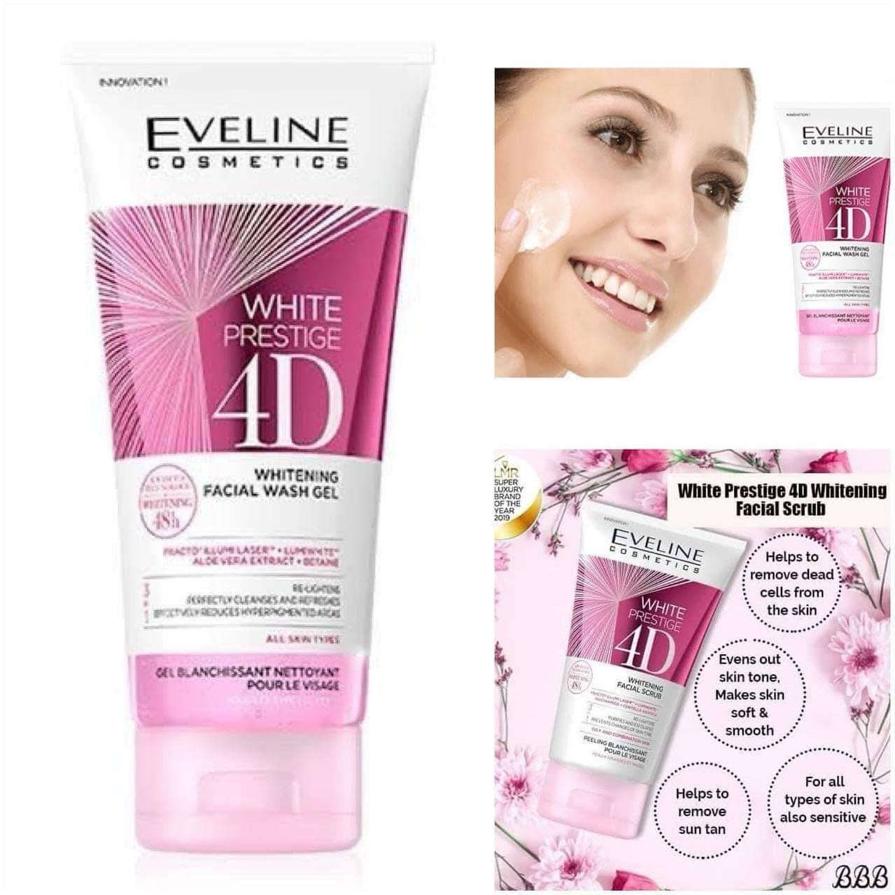 غسول جل فوري لتبييض الوجه والجسم وايت برستيج 4D من إيفلين (Eveline White Prestige 4D Whitening Facial Wash Gel). 

ينقي البشرة بعمق ويعزز التبييض الفعال. ✨
يحتوي على مركب FRACTO2 ILLUMI LASER™ و Lumiwhite™، بالإضافة إلى مستخلص الصبار والبيتين. ✅
يساعد على توحيد لون البشرة ومنع التصبغات. 🤤
مناسب لجميع أنواع البشرة.🔥
الحجم 200ml المنشأ بولندا 🇵🇱

للاستفسار والحجز مراسله خاص


**إذا كنت صاحب هذا الإعلان وتريد حذفه لأي سبب، رجاءا أرسل رسالة إلى الدعم الفني**